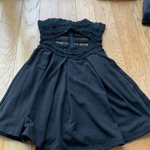 Black skater dress